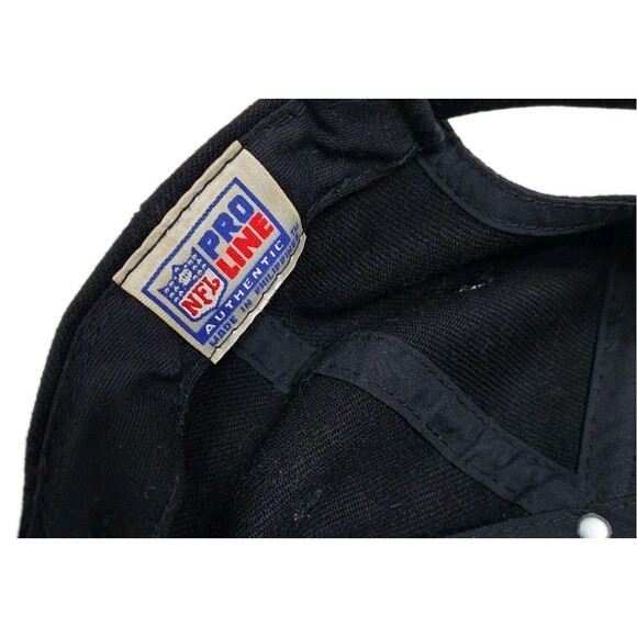 Jacksonville Jaguars Vintage 90s Logo Athletic NFL Hat Pro Line Cap Wool Black - Picture 7 of 8